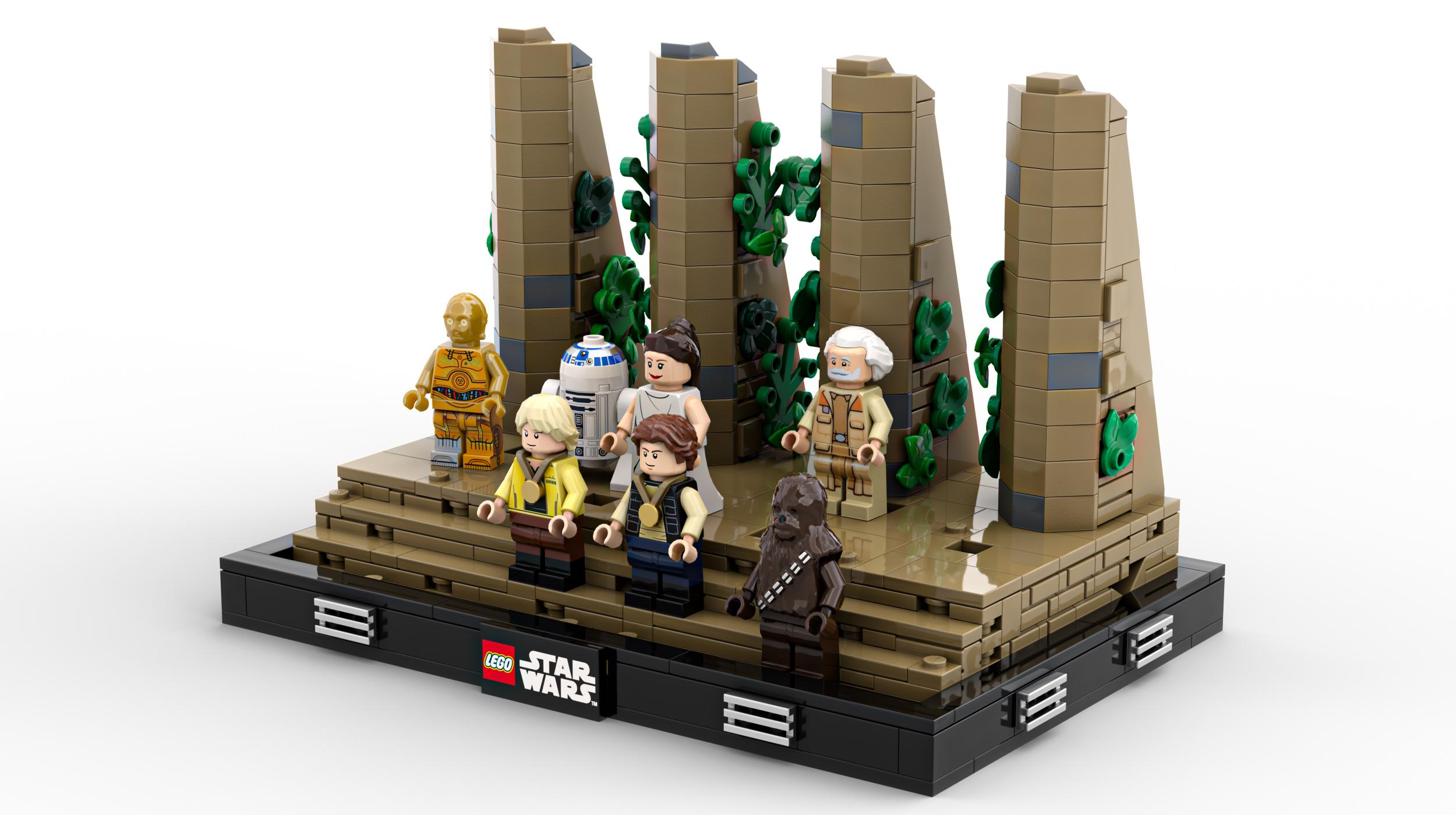 Winning Star Wars diorama scene showing action and atmosphere.